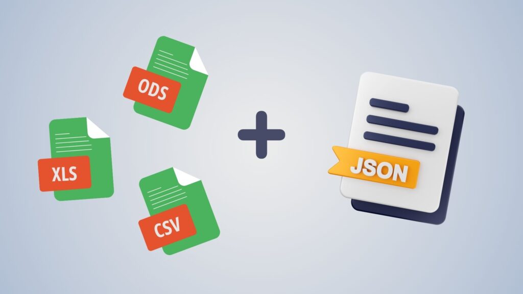 JSON tabular data tools (xls, ods, csv)
